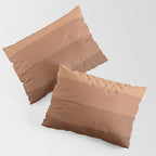 Minimal Retro Sunset Sunrise - Neutral Desert Orange Pillow Sham Gallery Image 3