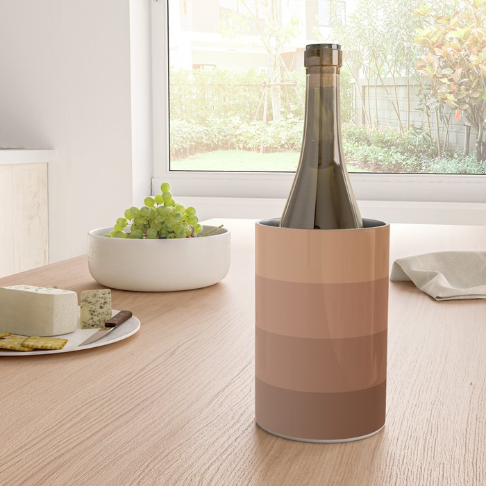 Minimal Retro Sunset Sunrise - Neutral Desert Orange Wine Chiller Gallery Image 4