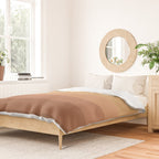 Minimal Retro Sunset Sunrise - Neutral Desert Orange Duvet Cover Gallery Image 2