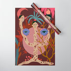 WISDOM, PEACE AND IMAGINATION Wrapping Paper Gallery Image 1
