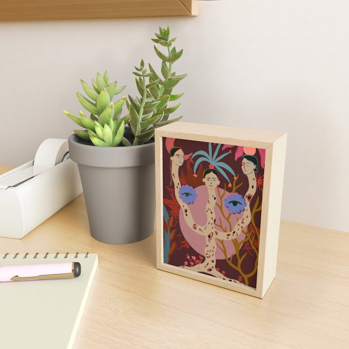 WISDOM, PEACE AND IMAGINATION Mini Art Print Gallery Image 2