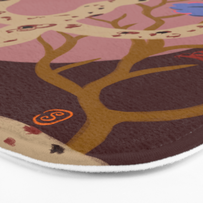 WISDOM, PEACE AND IMAGINATION Bath Mat Gallery Image 3