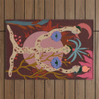 WISDOM, PEACE AND IMAGINATION Outdoor Rug Gallery Image 1