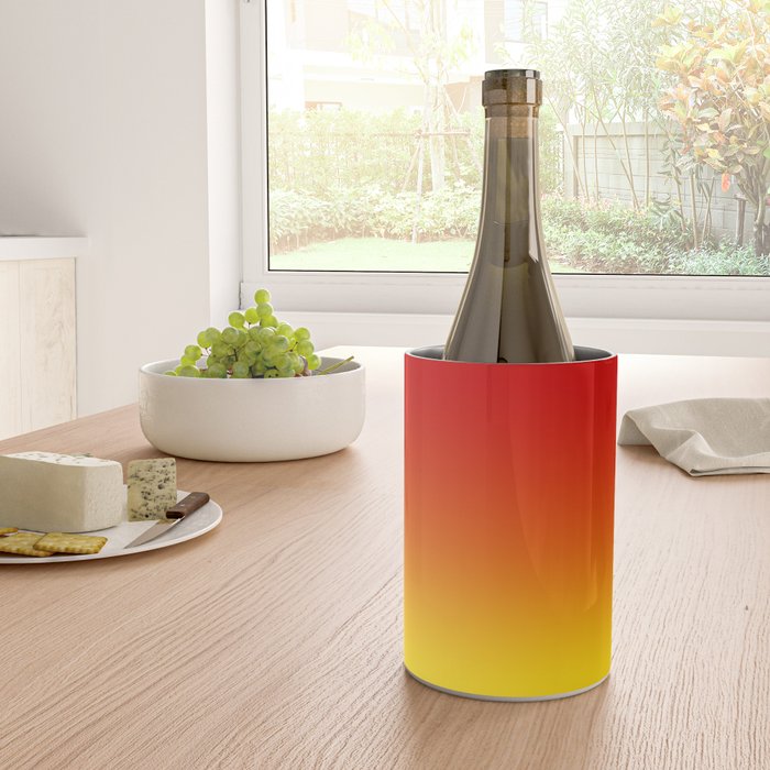 Red Orange and Gold Gradient Wine Chiller Gallery Image 4