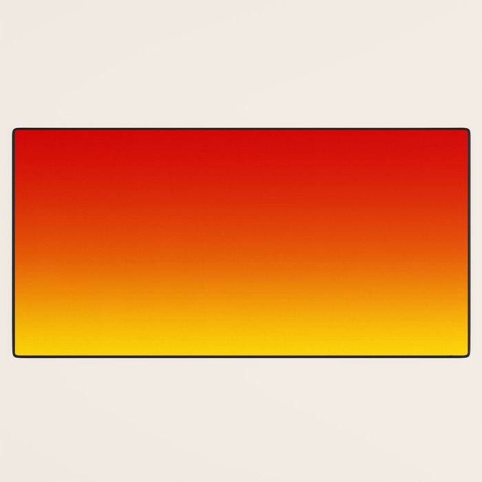 Red Orange and Gold Gradient Desk Mat Gallery Image 3