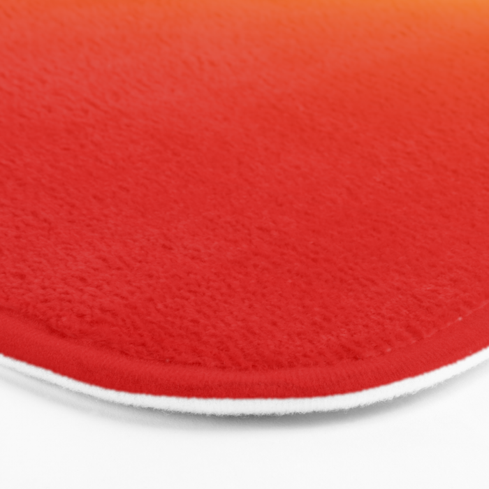 Red Orange and Gold Gradient Bath Mat Gallery Image 3