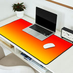 Red Orange and Gold Gradient Desk Mat Gallery Image 2