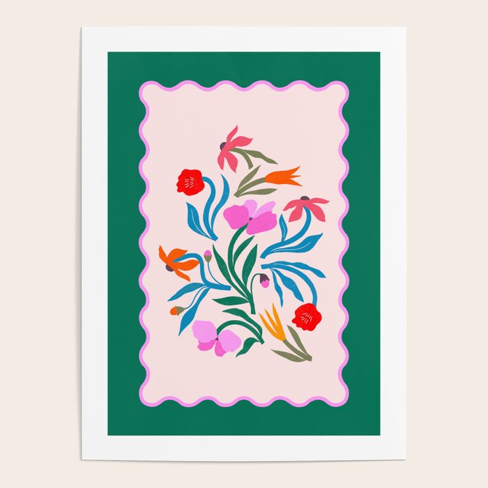 Wild Botanica - Winter Garden Floral Wall Art Poster Gallery Image 4