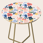Abstract organic nature art pattern Side Table Gallery Image 2