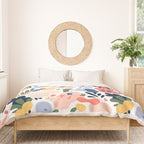 Abstract organic nature art pattern Duvet Cover Gallery Image 3