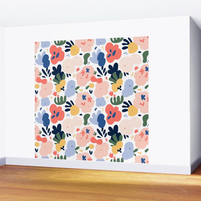 Abstract organic nature art pattern Wall Mural Gallery Image 2