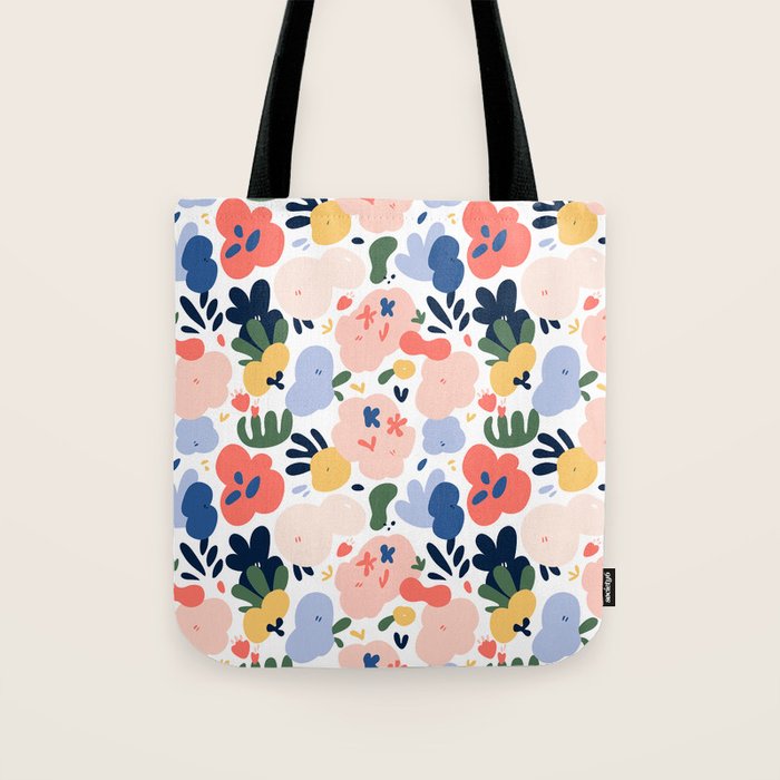 Abstract organic nature art pattern Tote Bag Gallery Image 1