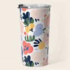 Abstract organic nature art pattern Travel Mug Gallery Image 3