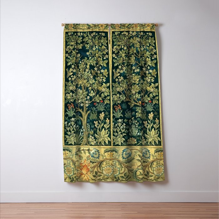 William Morris Tree Of Life Window Curtain Gallery Image 3