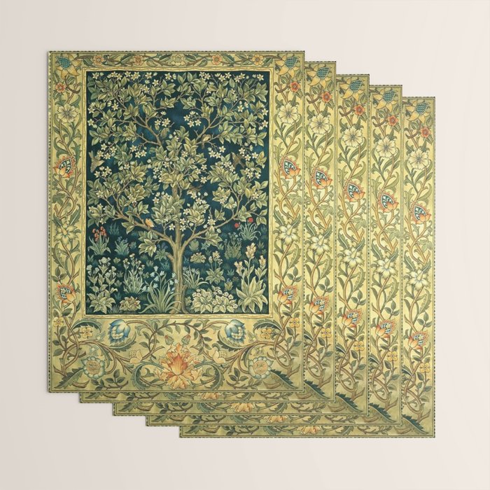 William Morris Tree Of Life Wrapping Paper Gallery Image 3
