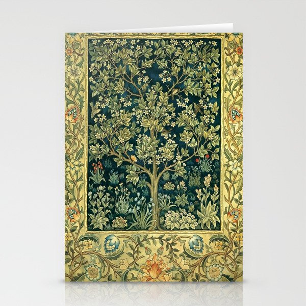 William Morris Tree Of Life Stationery Card Gallery Image 2