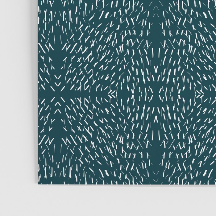 Celestial Stars Art, Teal Green, Boho Wall Art Poster Gallery Image 3