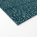 Celestial Stars Art, Teal Green, Boho Wall Art Welcome Mat Gallery Image 2