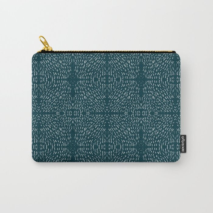 Celestial Stars Art, Teal Green, Boho Wall Art Carry All Pouch Gallery Image 1