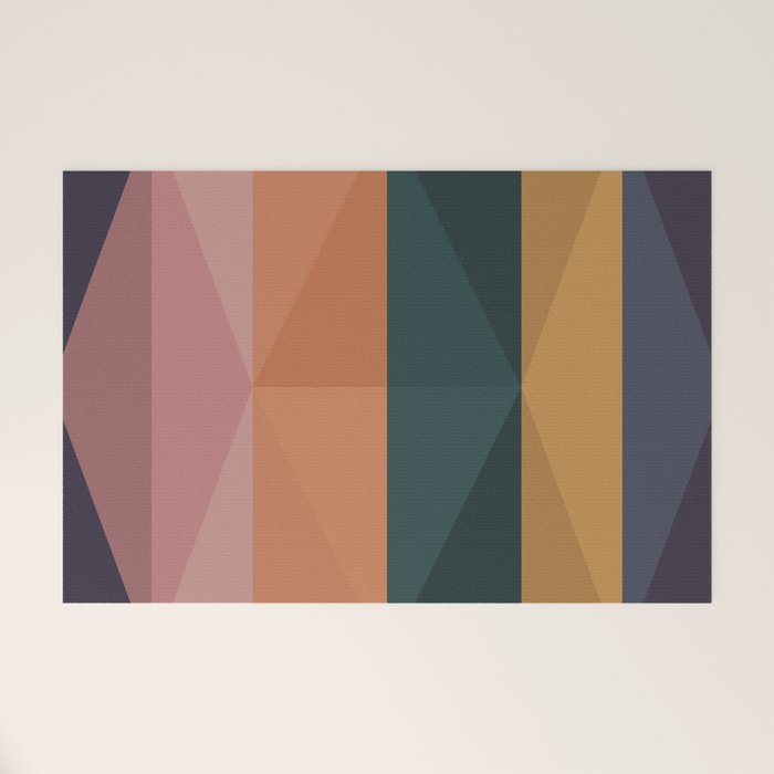 Triangular Pattern II Welcome Mat Gallery Image 1