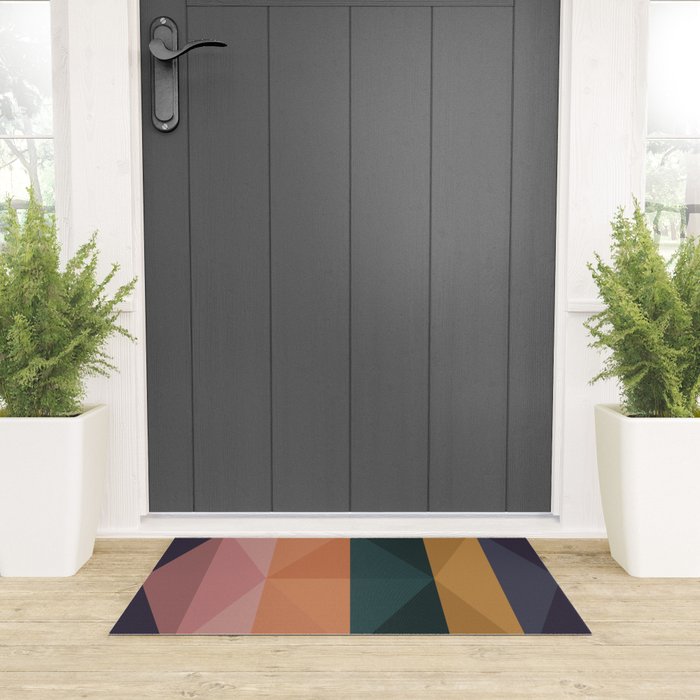 Triangular Pattern II Welcome Mat Gallery Image 3