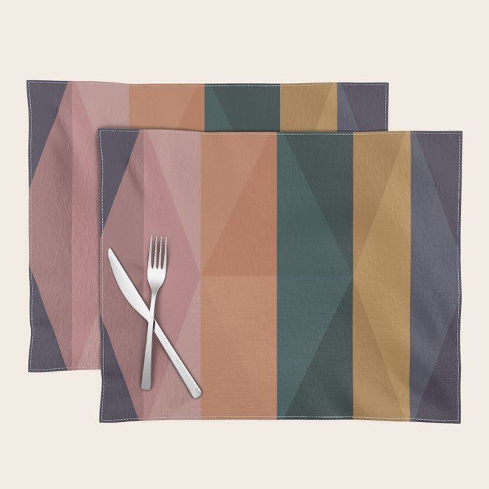 Triangular Pattern II Placemat Gallery Image 1