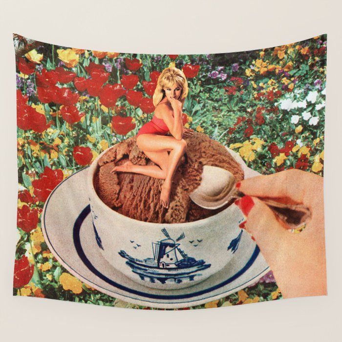 Cherry on top of things Wall Tapestry Gallery Image 1