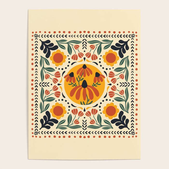 Scandinavian Wildflowers Poster Gallery Image 1