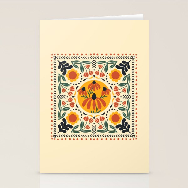 Scandinavian Wildflowers Stationery Card Gallery Image 2