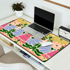 New Beginning - Floral Bird and Butterfly Desk Mat Gallery Image 2