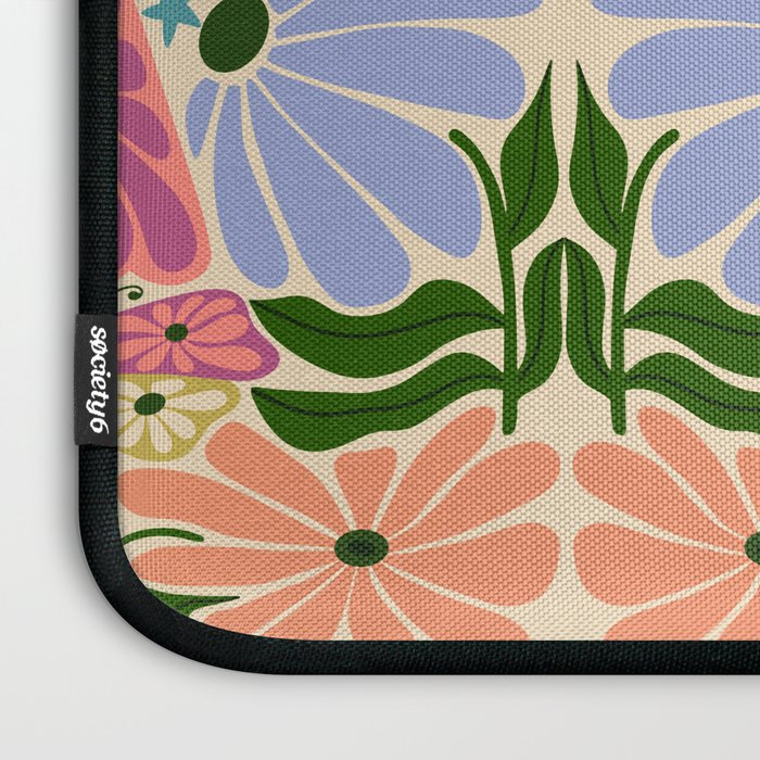 New Beginning - Floral Bird and Butterfly Laptop Sleeve Gallery Image 3