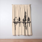 Abstract Landscape II Window Curtain Gallery Image 3