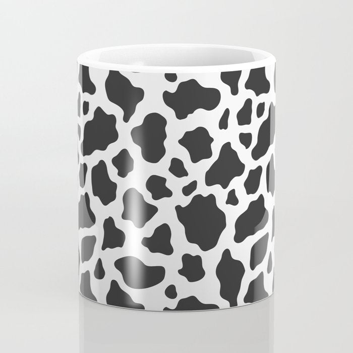 Black and White Cow Print Coffee Mug Gallery Image 4