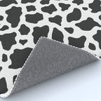 Black and White Cow Print Rug Gallery Image 4