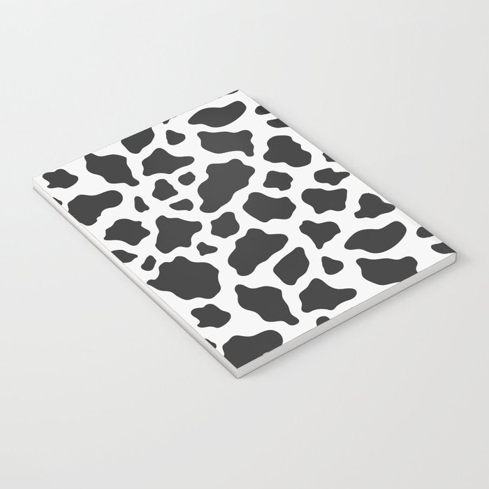 Black and White Cow Print Notebook Gallery Image 3