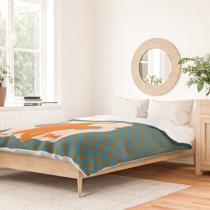 Catch the Lucky Wave 01 Duvet Cover Gallery Image 2