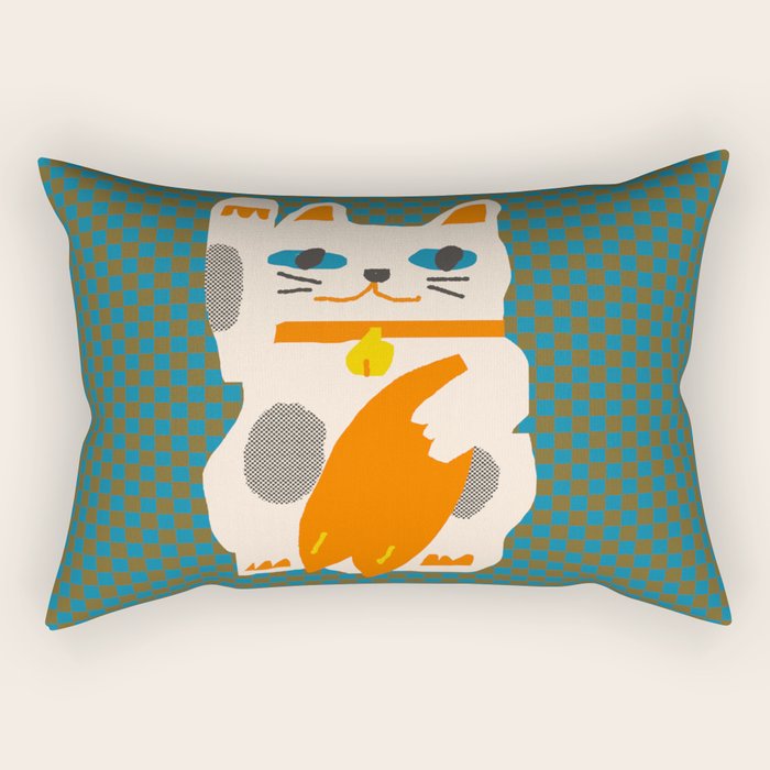 Catch the Lucky Wave 01 Rectangular Pillow Gallery Image 2