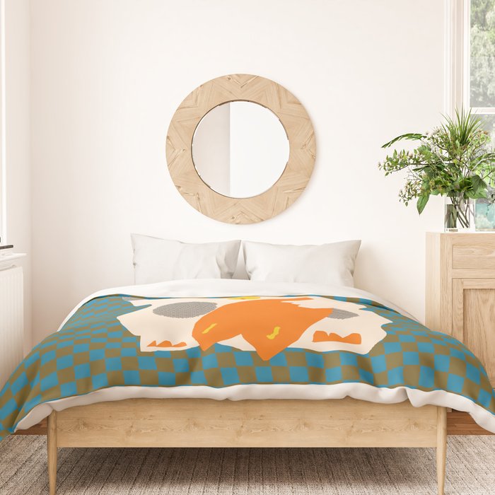 Catch the Lucky Wave 01 Duvet Cover Gallery Image 3