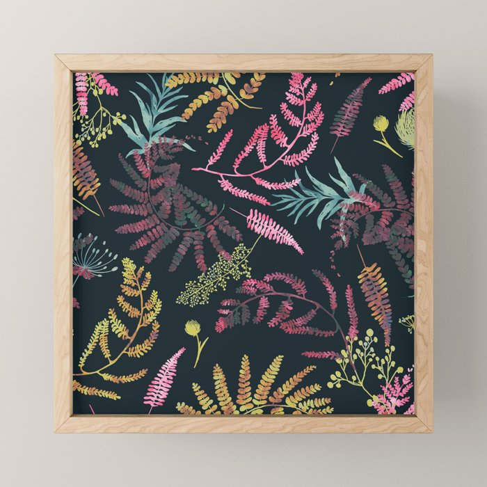 Vibrant meadow in the dark 77 Mini Art Print Gallery Image 1