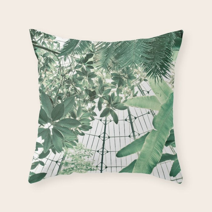 Tropical Greenhouse #2 Throw Pillow Gallery Image 6