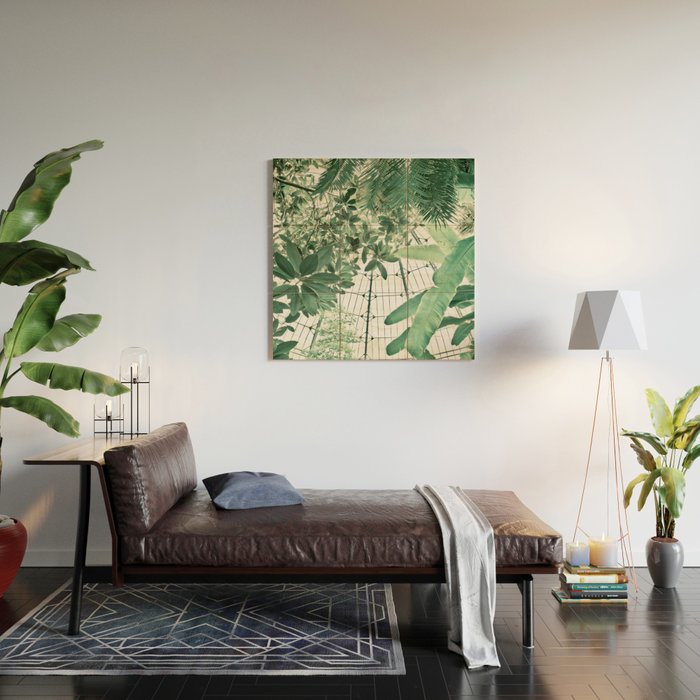 Tropical Greenhouse #2 Wood Wall Art Gallery Image 2