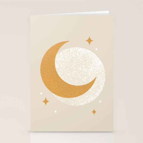 Moon Sparkle - Celestial Stationery Card Gallery Image 1