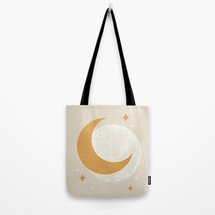 Moon Sparkle - Celestial Tote Bag Gallery Image 2