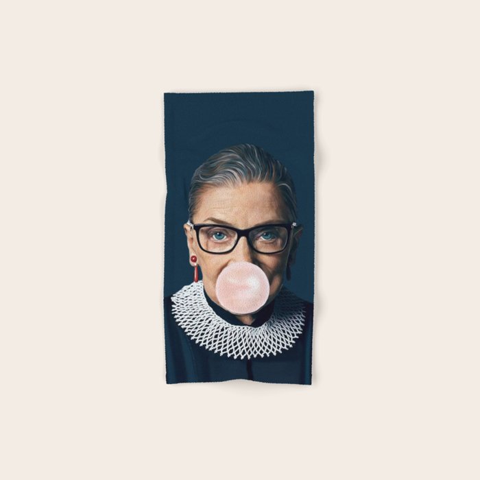 Ruth Bader Ginsburg No. 3 Bath Towel Gallery Image 1