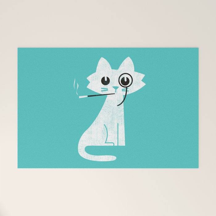 Mark - fancy cat Welcome Mat Gallery Image 1