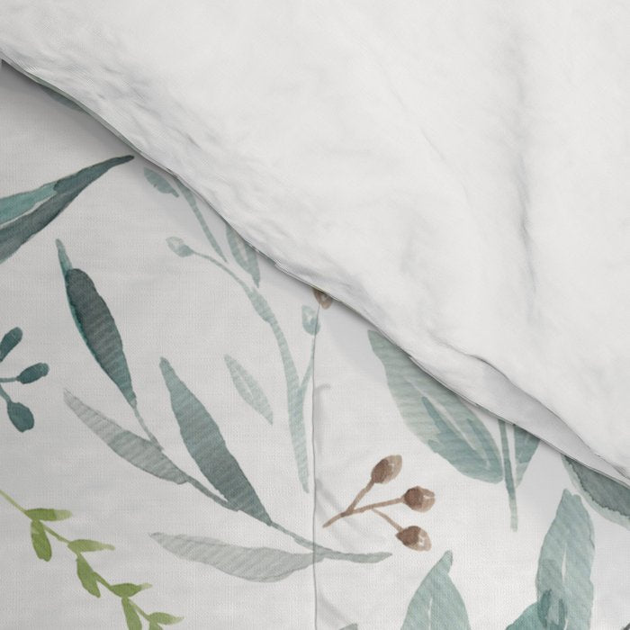 Little Eucalyptus Botanical Pattern Comforter Gallery Image 4