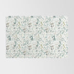 Little Eucalyptus Botanical Pattern Rug Gallery Image 2