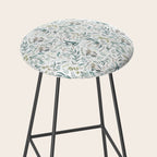 Little Eucalyptus Botanical Pattern Stool Gallery Image 2