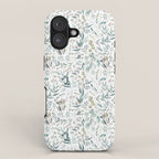 Little Eucalyptus Botanical Pattern iPhone Case Gallery Image 1