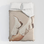 These Boots - Neutral Beige Duvet Cover Gallery Image 6